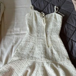 revolve white eyelet dress